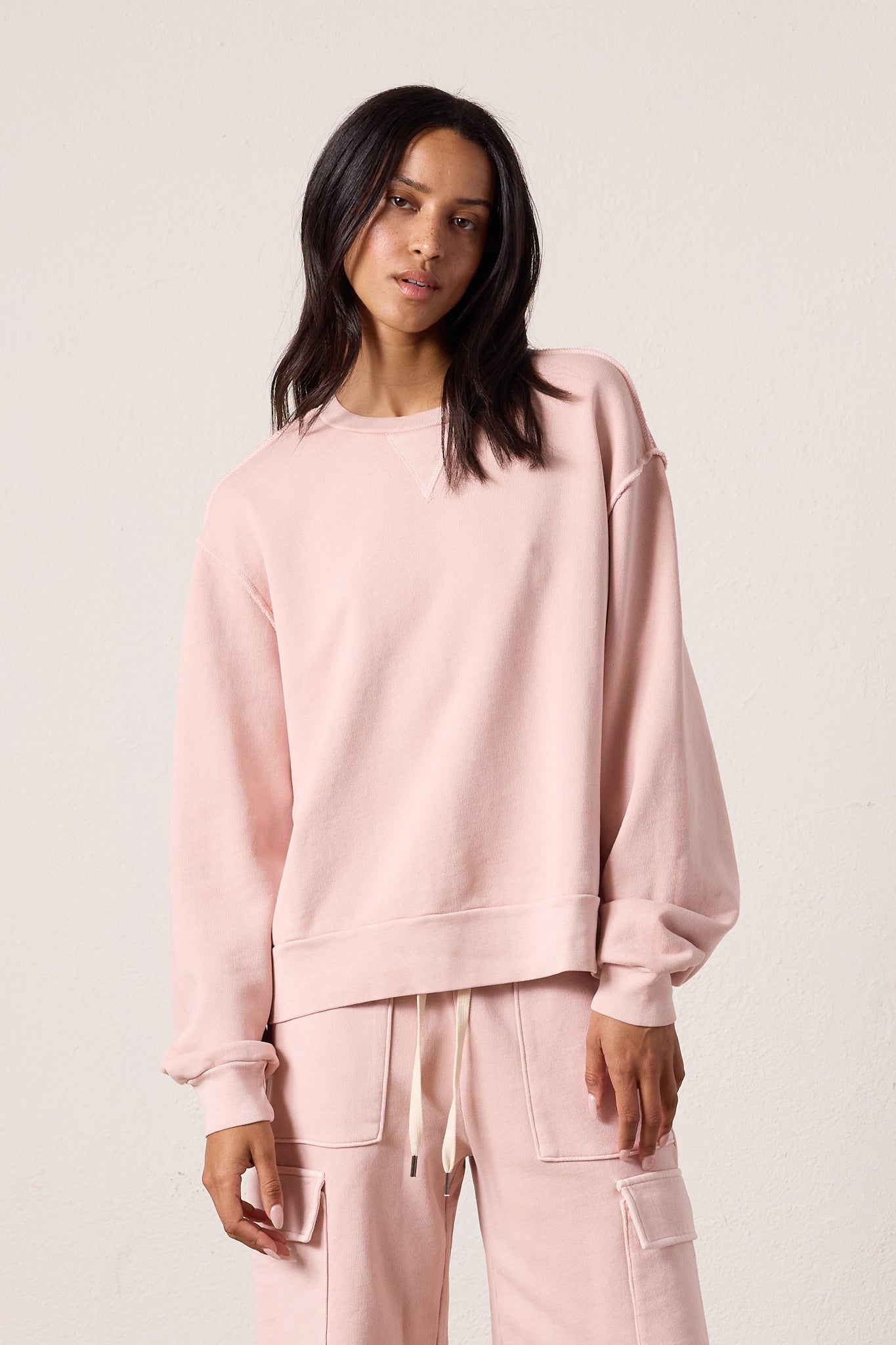 Women's Oversized Sweatshirt – Loop Terry Pullover | NSF Clothing