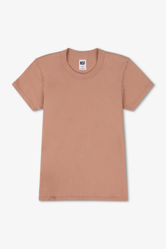 ALESSI SHRUNKEN CREW TEE / BLUSH