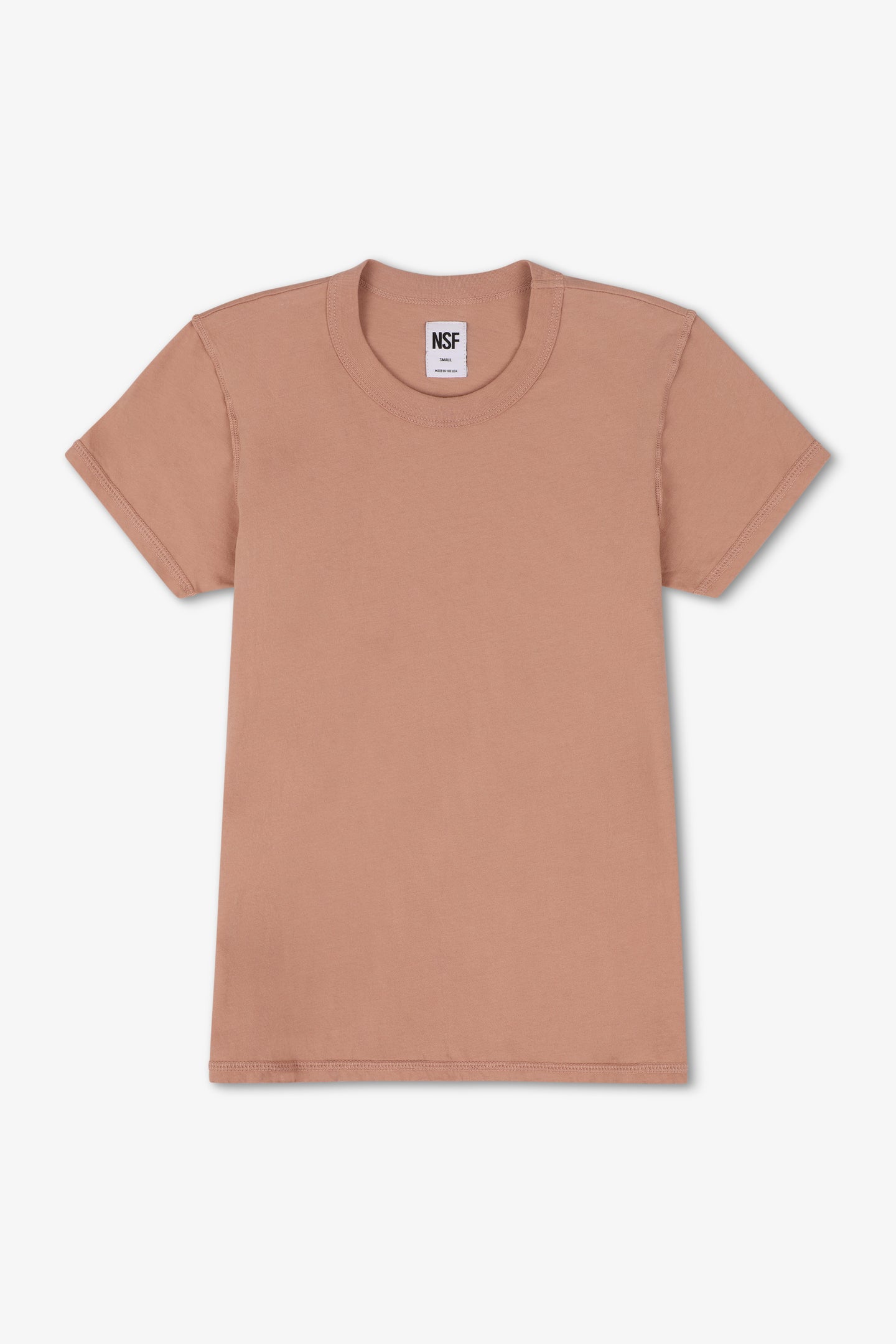 ALESSI SHRUNKEN CREW TEE / BLUSH