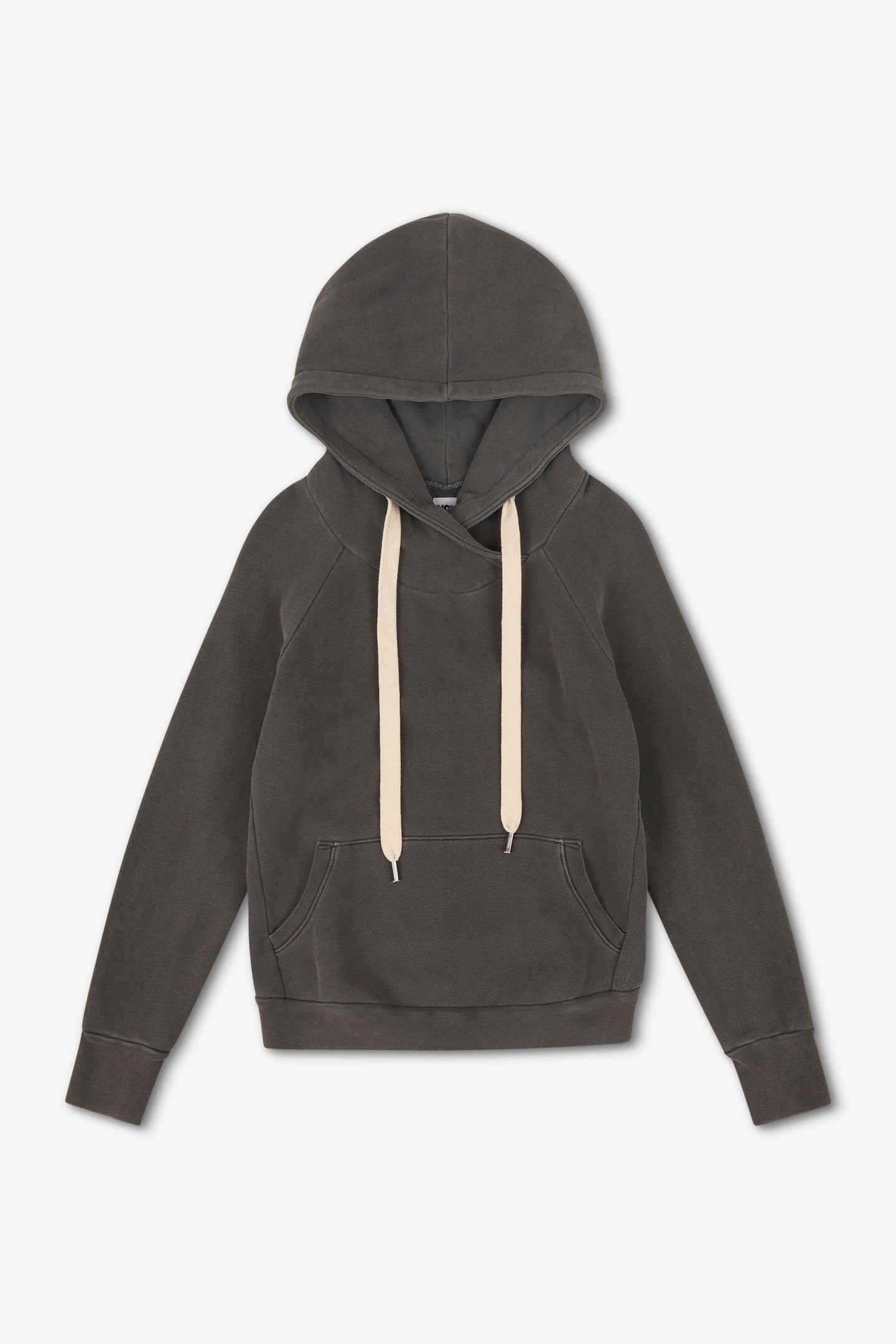 LISSE FITTED PULLOVER HOODY / FADED BLACK