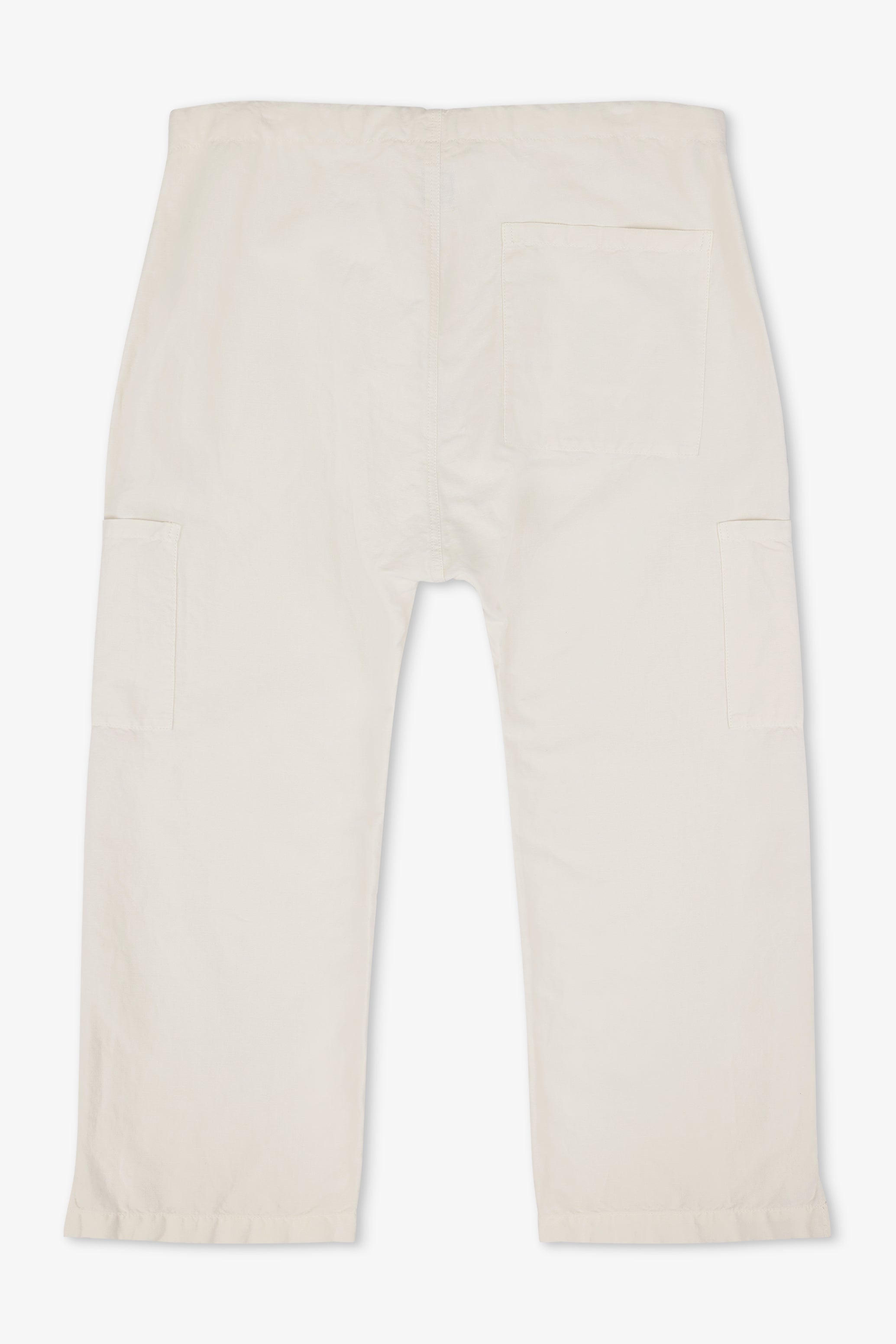 Carlson Tie Waist Pant – Ivory Linen Cotton | NSF Clothing
