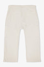 CARLSON LINEN COTTON TIE PANT / IVORY