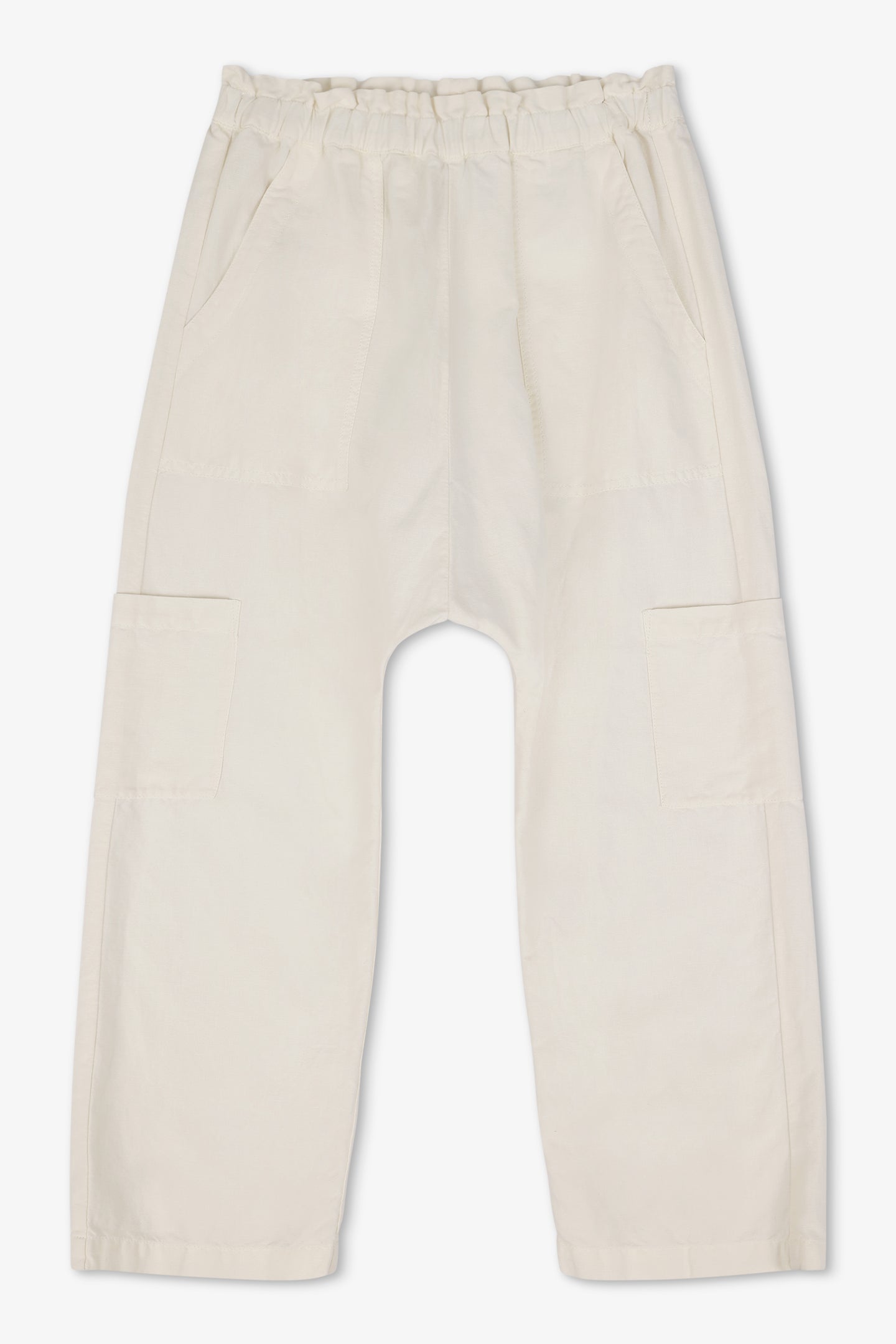 SHAILEY PAPERBAG WAIST PANT / IVORY