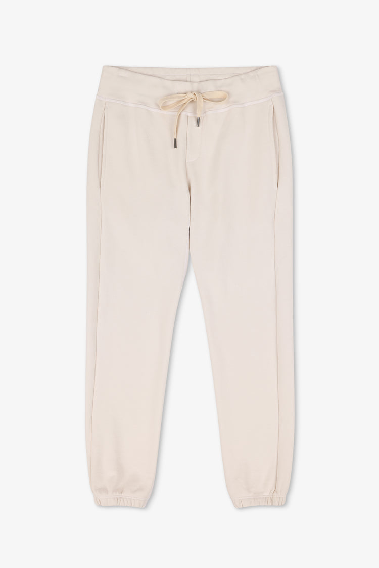 NSF Sayde Slim Loop Terry Sweatpant - Ivory