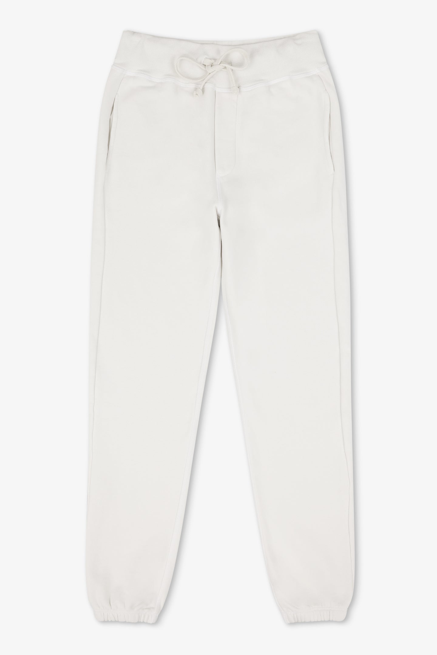 ISABELLA HIGH WAIST STRAIGHT SWEATPANT / SOFT WHITE