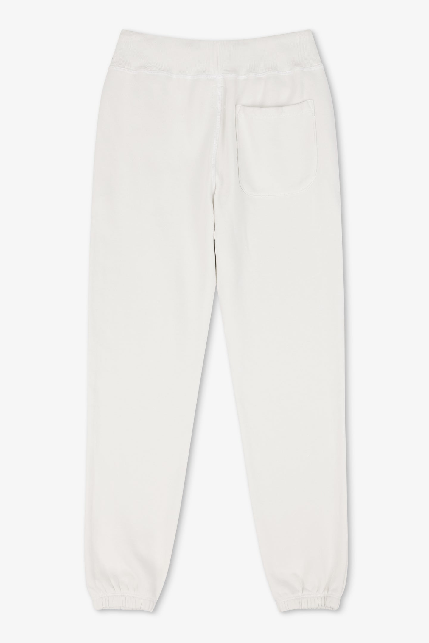 ISABELLA HIGH WAIST STRAIGHT SWEATPANT / SOFT WHITE