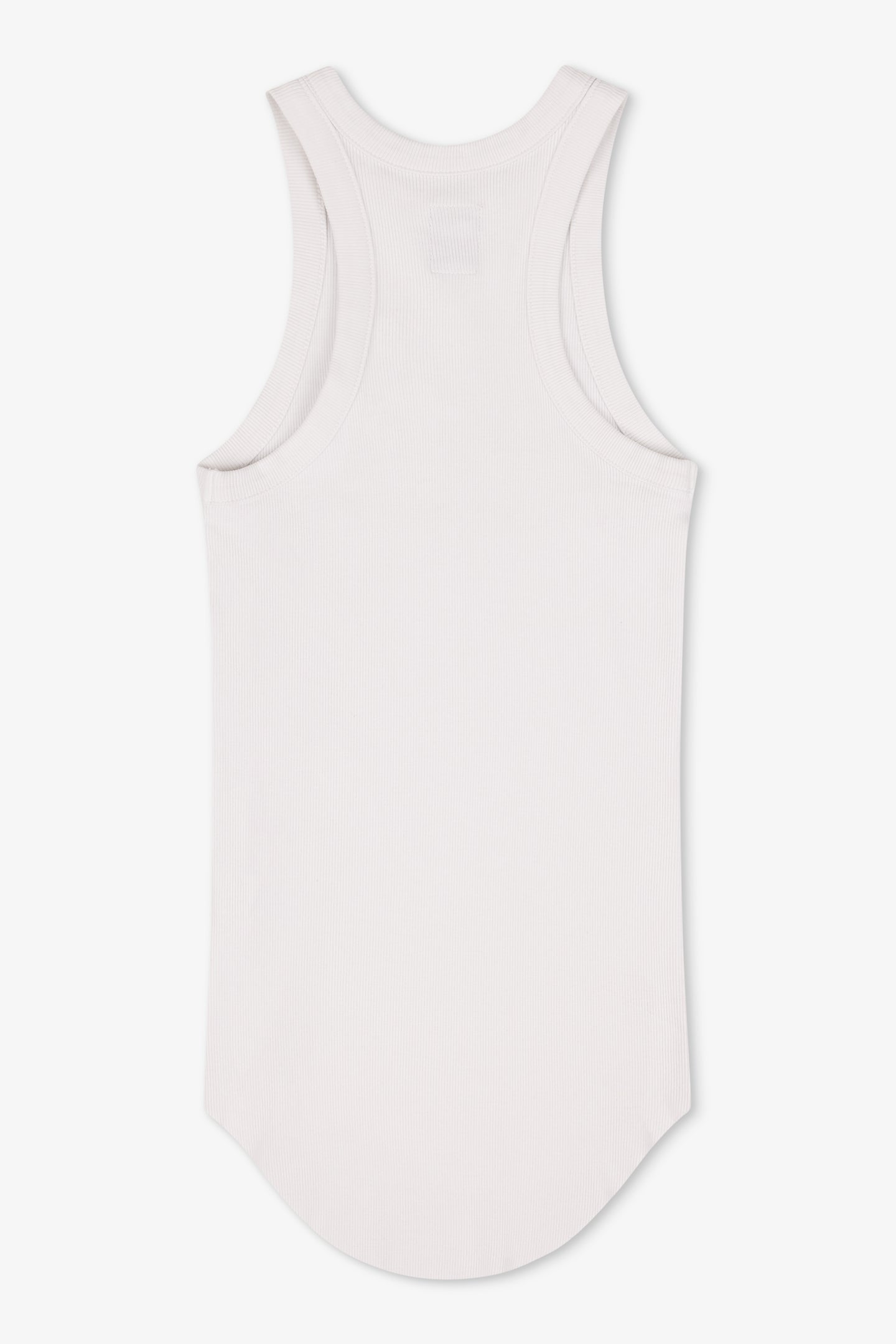 ALEXA FITTED RIB TANK / SOFT WHITE