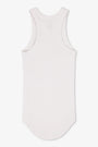 ALEXA FITTED RIB TANK / SOFT WHITE