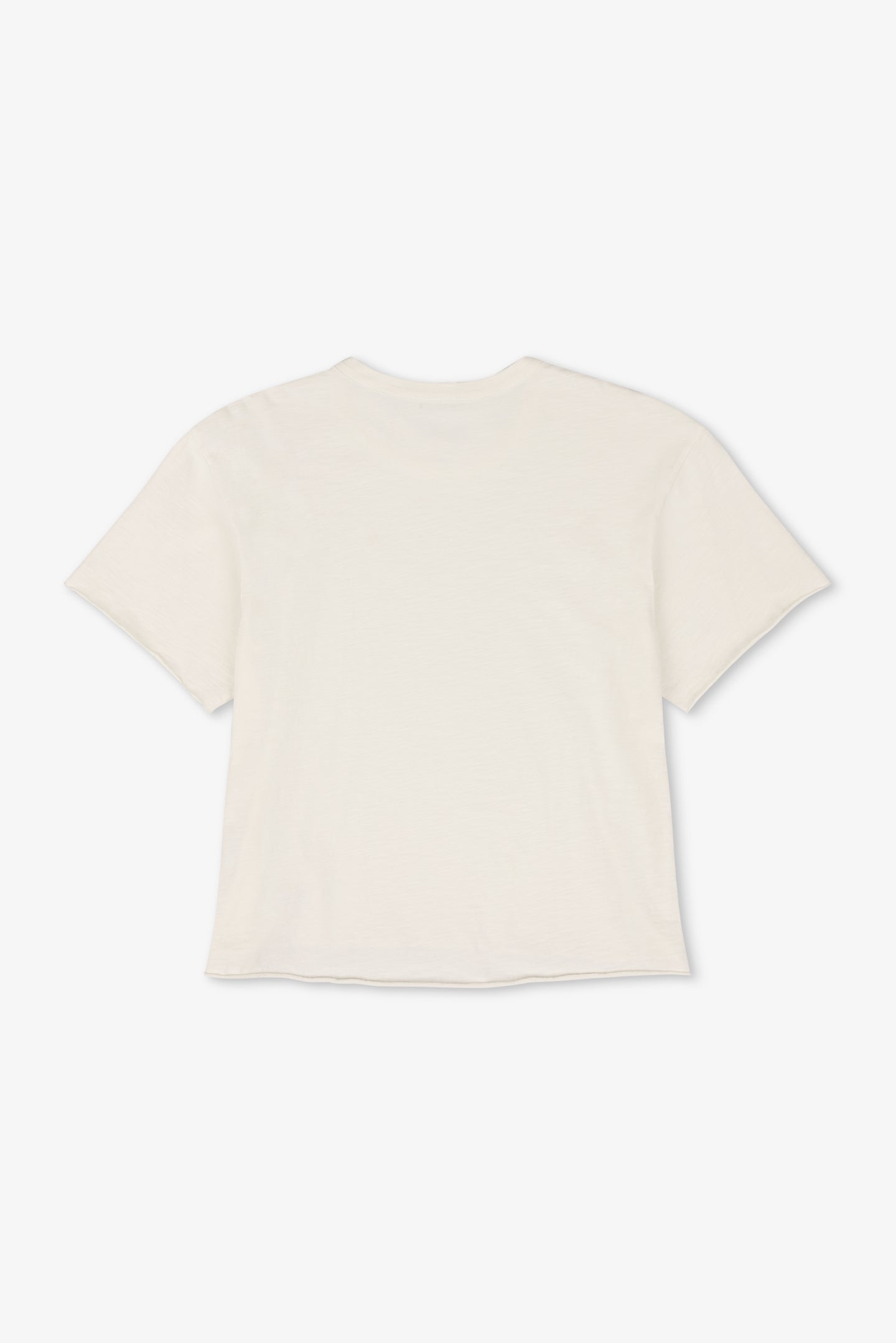 HARPER BOXY SLUB JERSEY TEE / SOFT WHITE