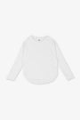 BROCK RAGLAN CREW TEE / SOFT WHITE