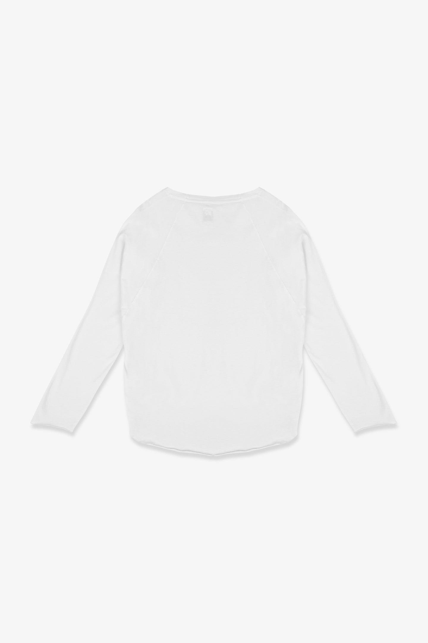 BROCK RAGLAN CREW TEE / SOFT WHITE