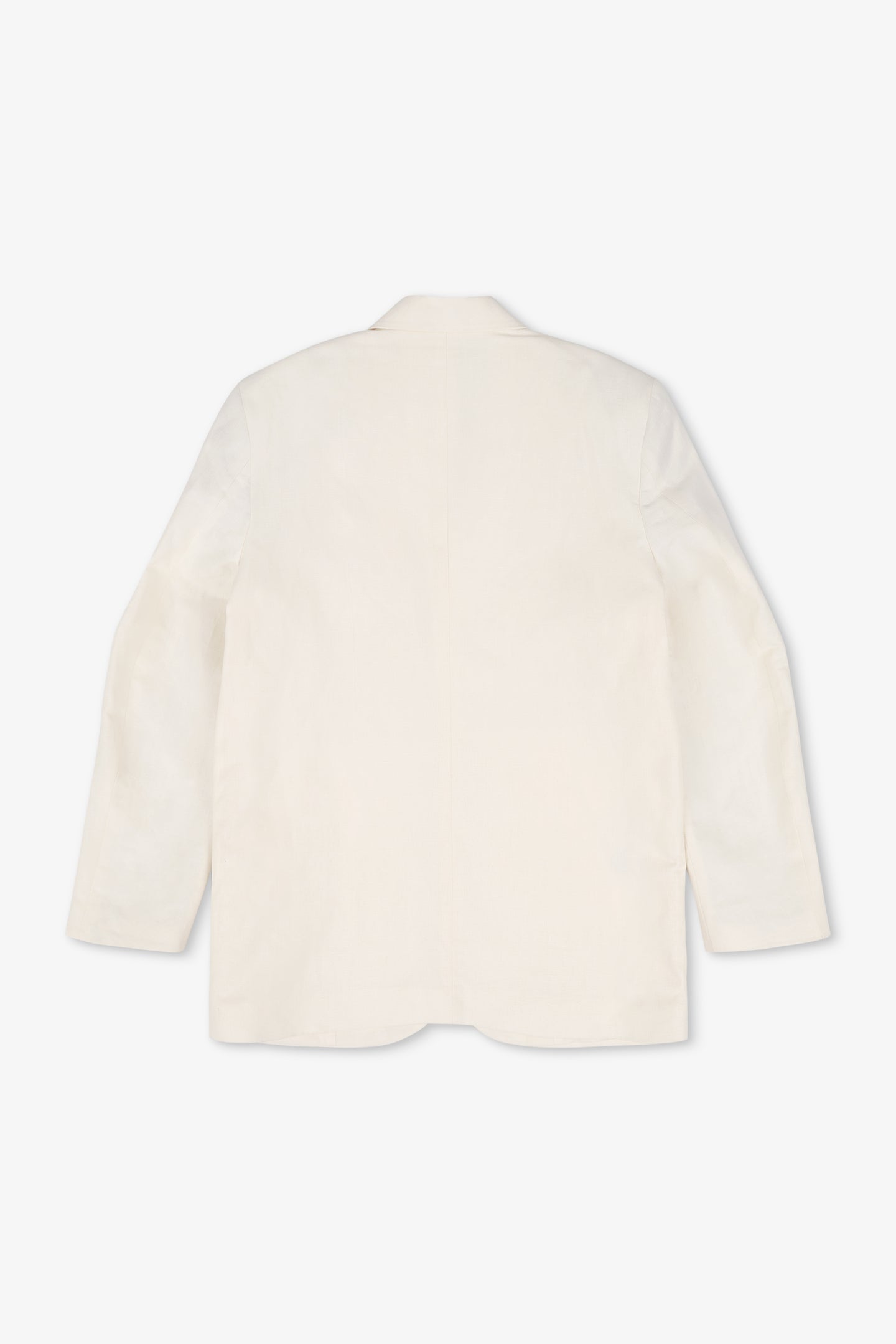 LAWRENCE OVERSIZE LINEN COTTON BLAZER / IVORY