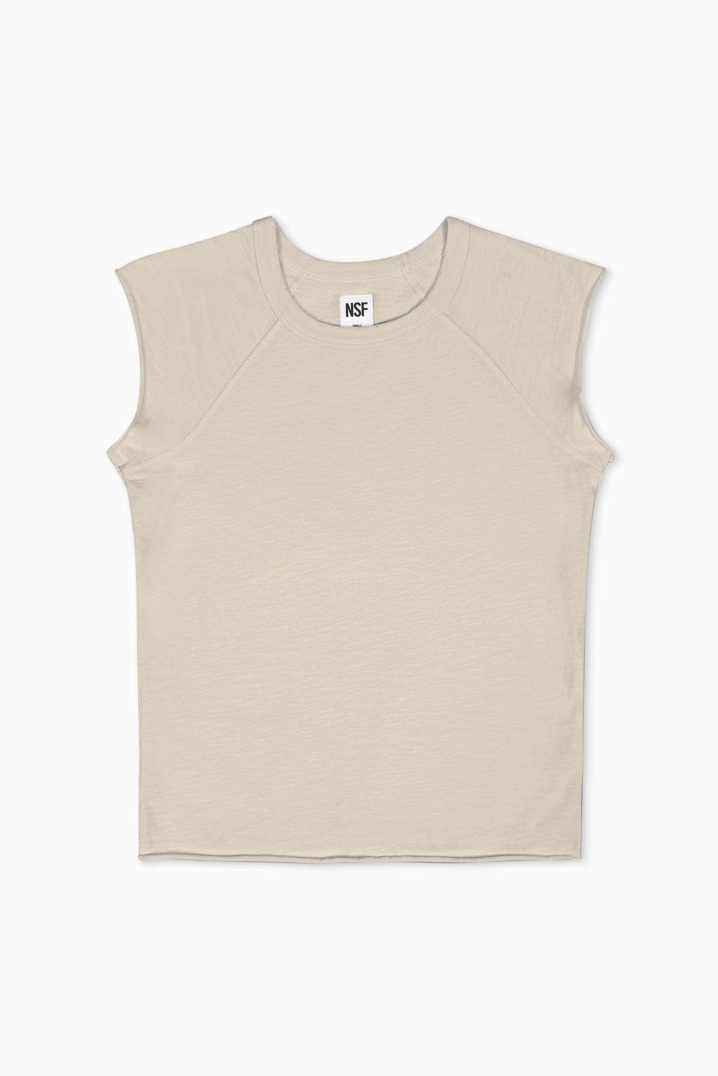 CHLOE FITTED LUX JERSEY TEE / IVORY