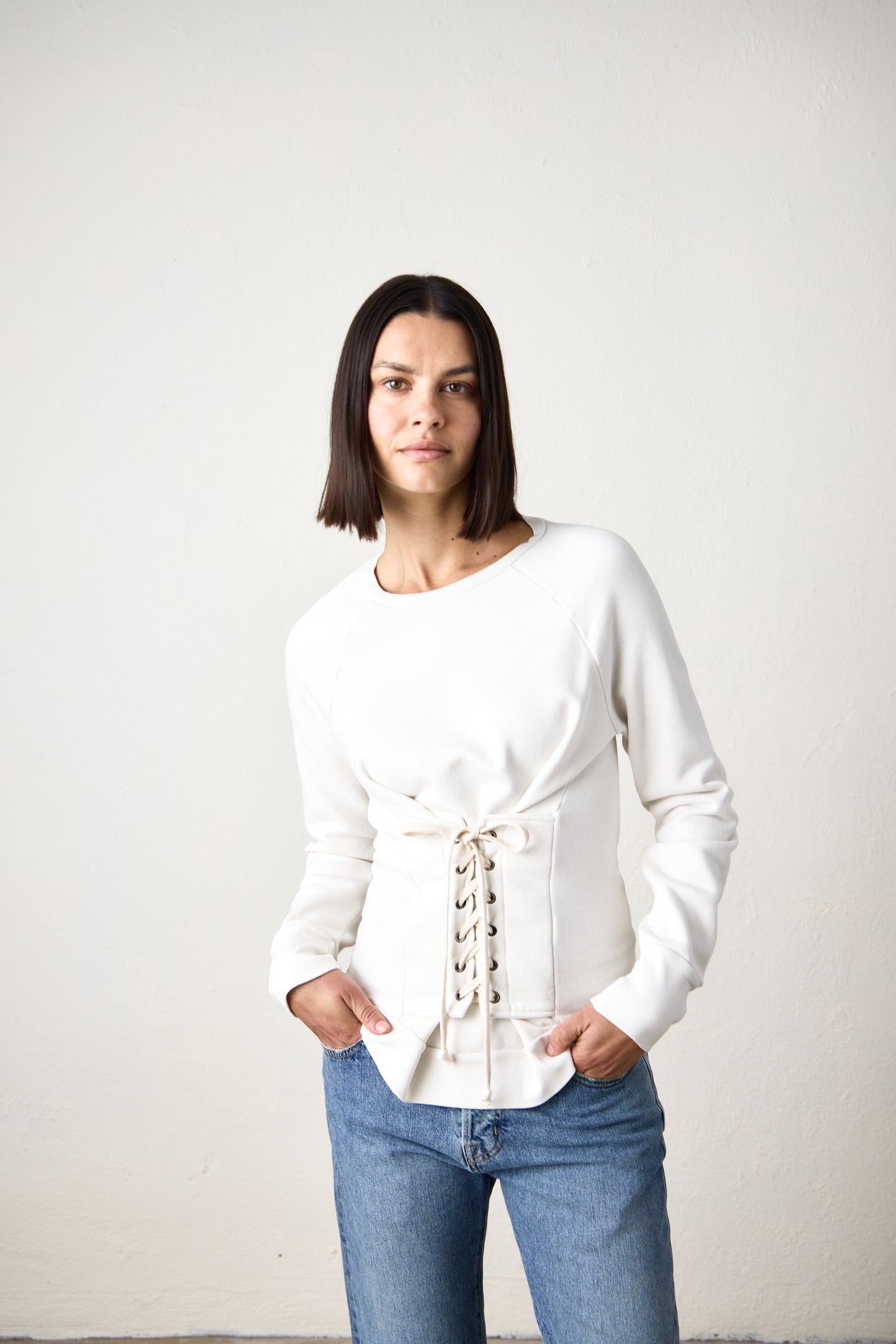 ELIO CORSET CREW / SOFT WHITE