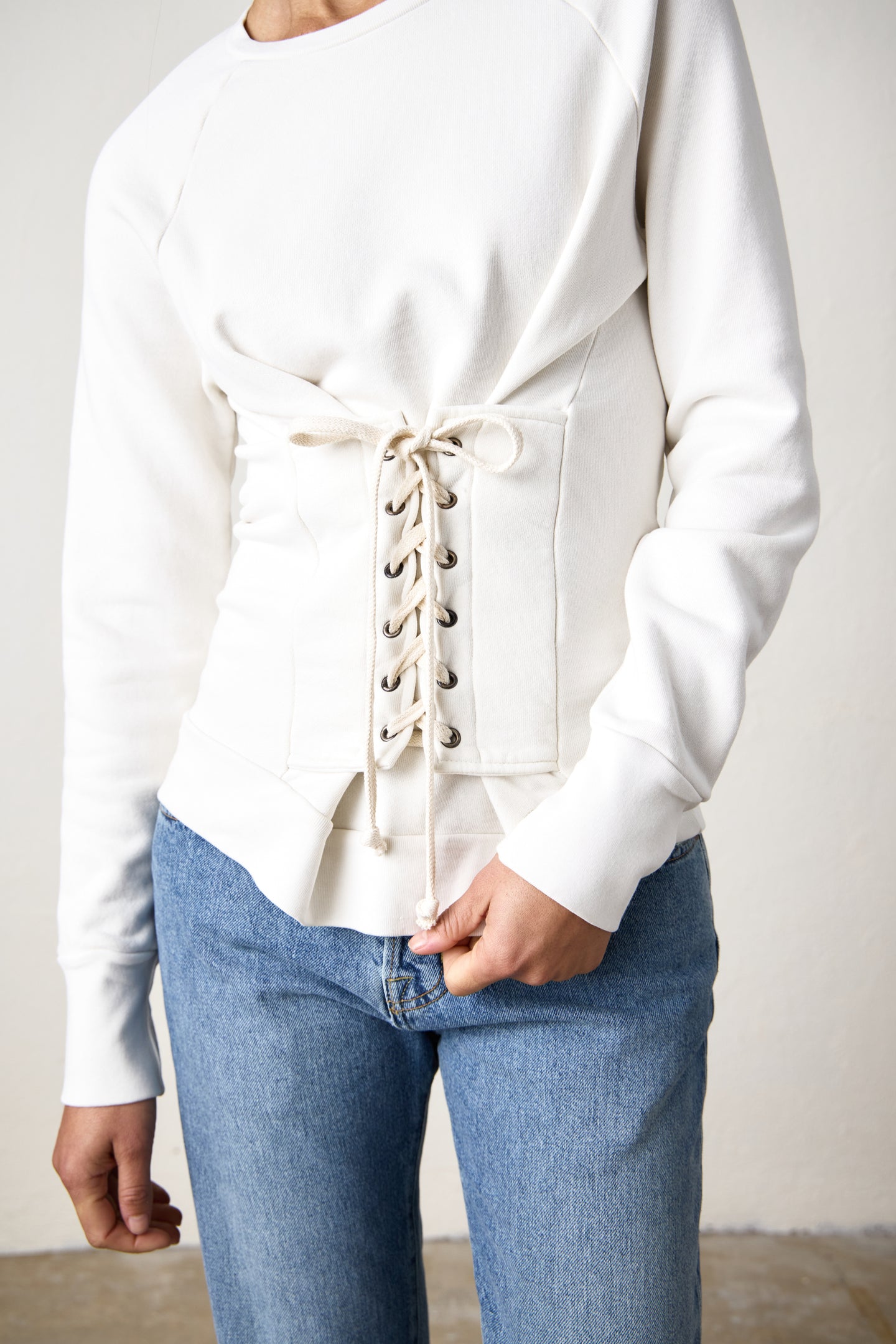 ELIO CORSET CREW / SOFT WHITE