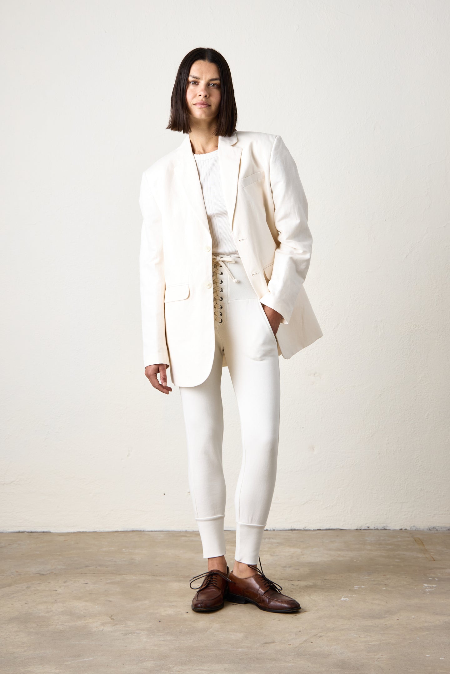 LAWRENCE OVERSIZED BLAZER / IVORY