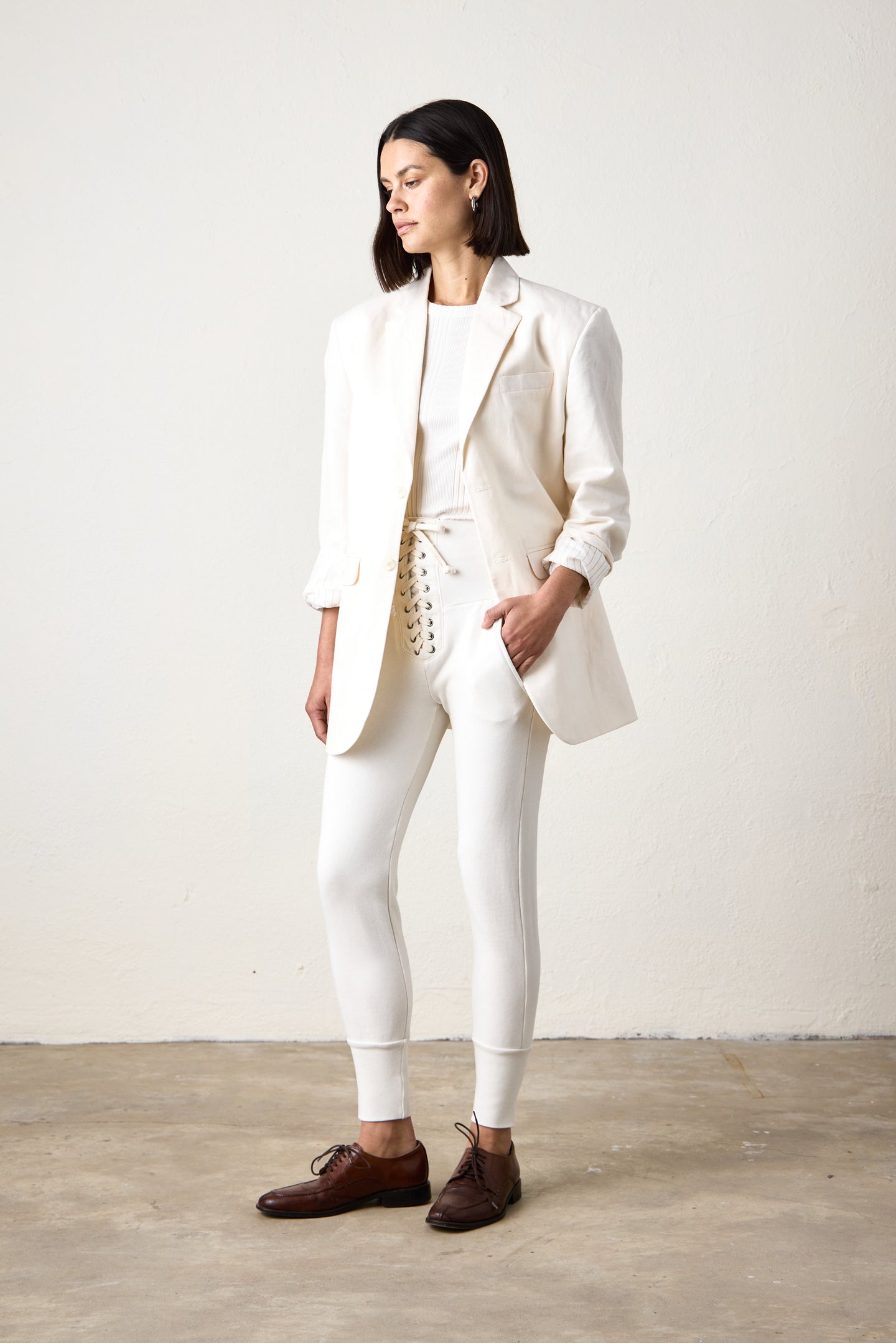 LAWRENCE OVERSIZED BLAZER / IVORY