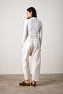 SHAILEY PAPERBAG WAIST PANT / IVORY