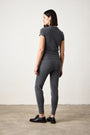 MAREN FOOTBALL TIE SWEATPANT / FADED BLACK