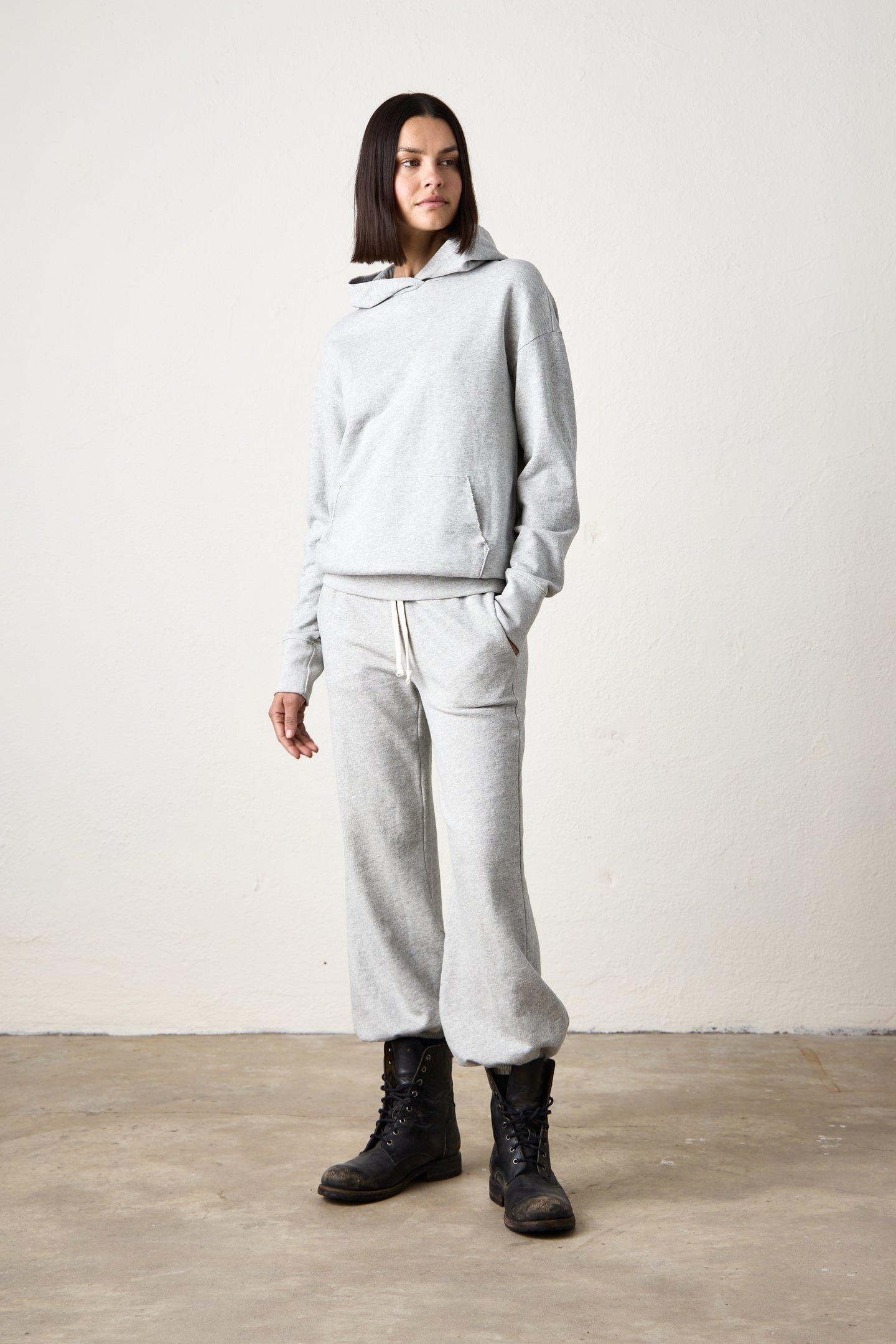 SHANE BILLOW SWEATPANT / HEATHER GREY