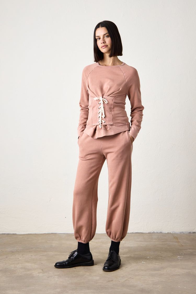 NSF Shane Billow Loop Terry Sweatpant - Italian Clay