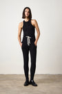 MAREN FOOTBALL TIE SWEATPANT / BLACK