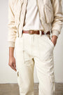 HAWK STRAIGHT LEG TWILL CARGO PANT  / IVORY