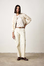 HAWK STRAIGHT LEG TWILL CARGO PANT  / IVORY