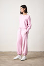 SHANE BILLOW FRENCH TERRY SWEATPANT / PINK SORBET