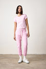 SAYDE SLIM LOOP TERRY SWEATPANT / PINK SORBET