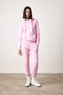 SAYDE SLIM FRENCH TERRY SWEATPANT / PINK SORBET