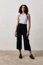 AKARI TIE WAIST PANT / INK