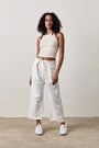 AKARI TIE WAIST PANT / SOFT WHITE