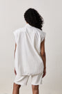 JORDY CUT OFF SHIRT / SOFT WHITE