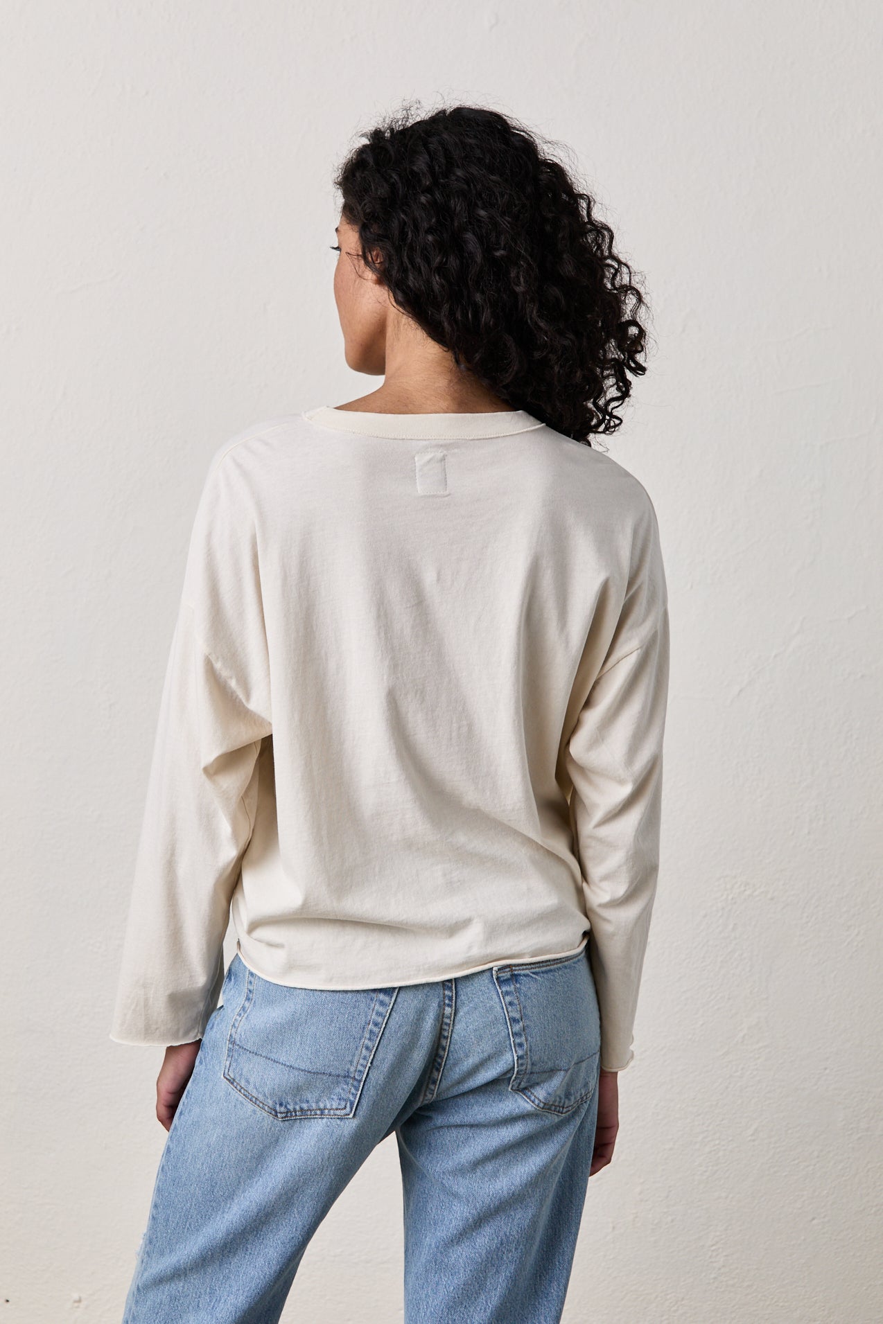 LOFFLER BOXY TEE / PARCHMENT