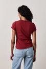 ALESSI SHRUNKEN TEE / DEEP RED