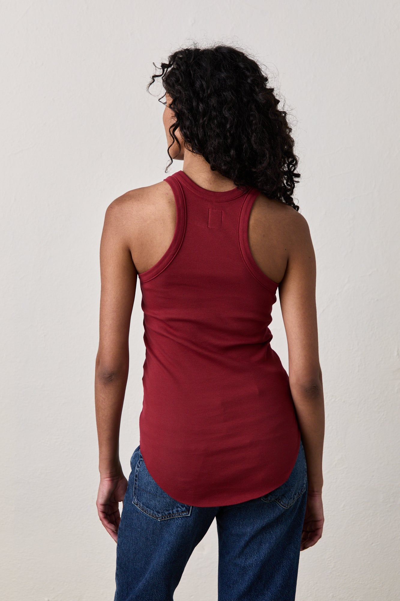 ALEXA RIB TANK / DEEP RED