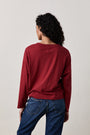 LOFFLER BOXY TEE / DEEP RED