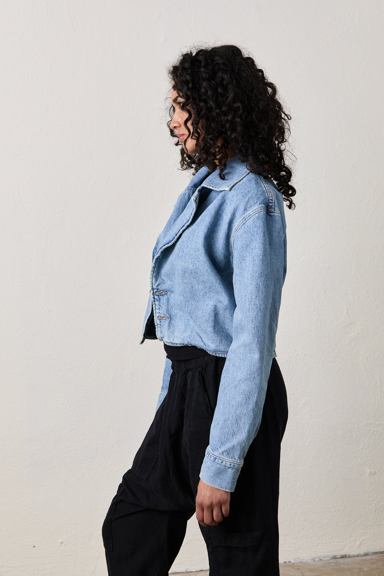 NSF Blake Denim Blazer / Nimes Wash