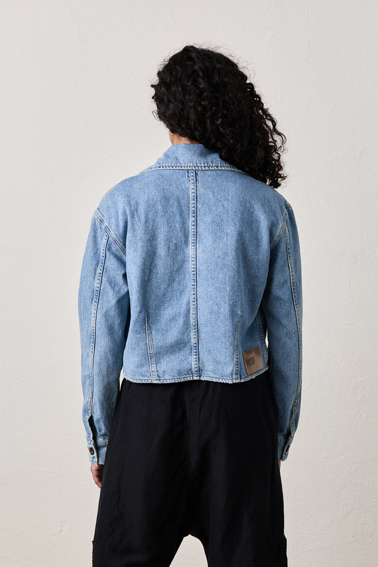 NSF Blake Denim Blazer / Nimes Wash