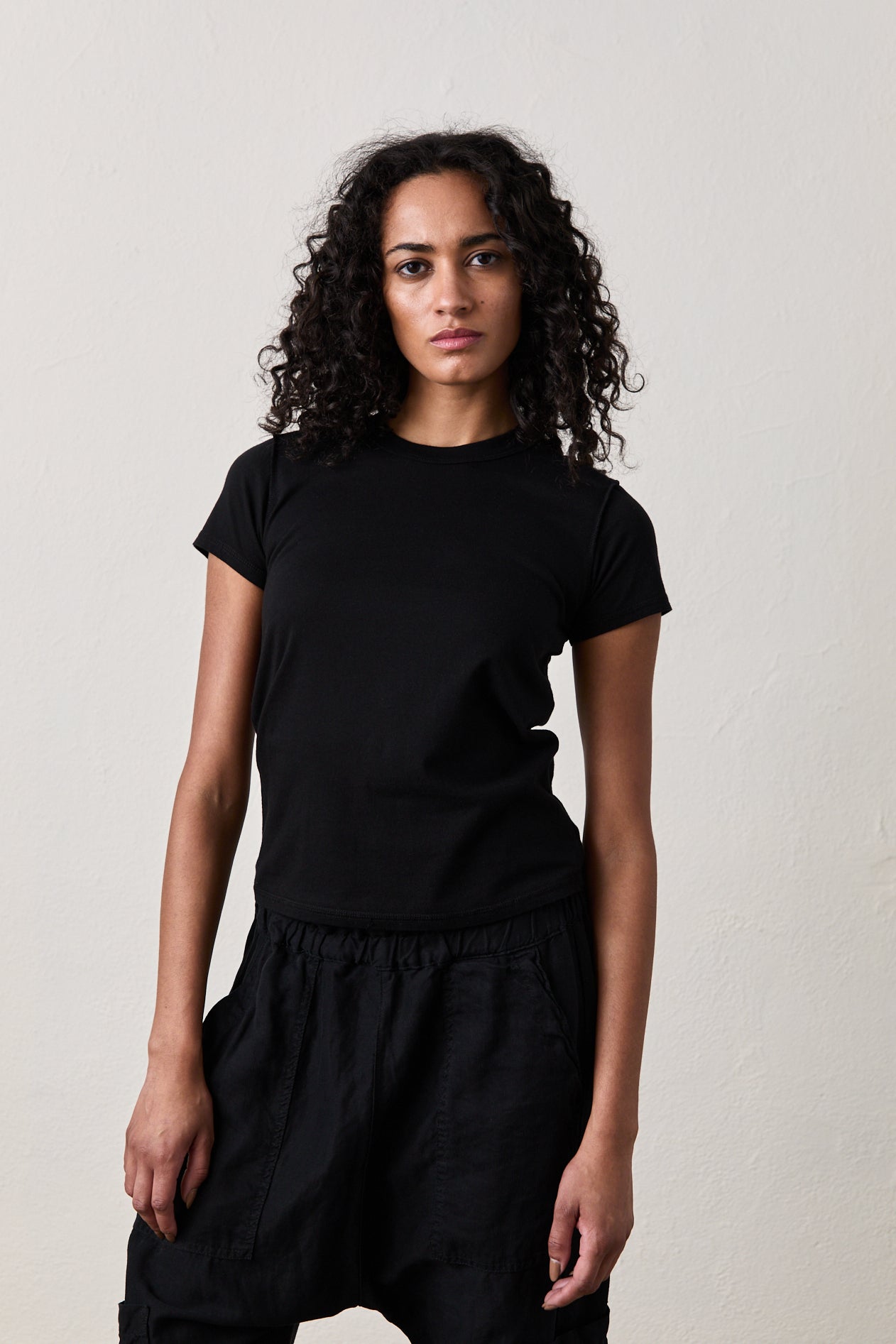 ALESSI SHRUNKEN TEE / BLACK