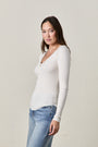 CODY RIB HENLEY / SOFT WHITE