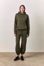 ELLIS RELAXED PULLOVER HOODY / OLIVE