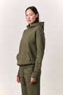 ELLIS RELAXED PULLOVER HOODY / OLIVE