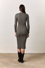 CARI RIB DRESS / OLIVE