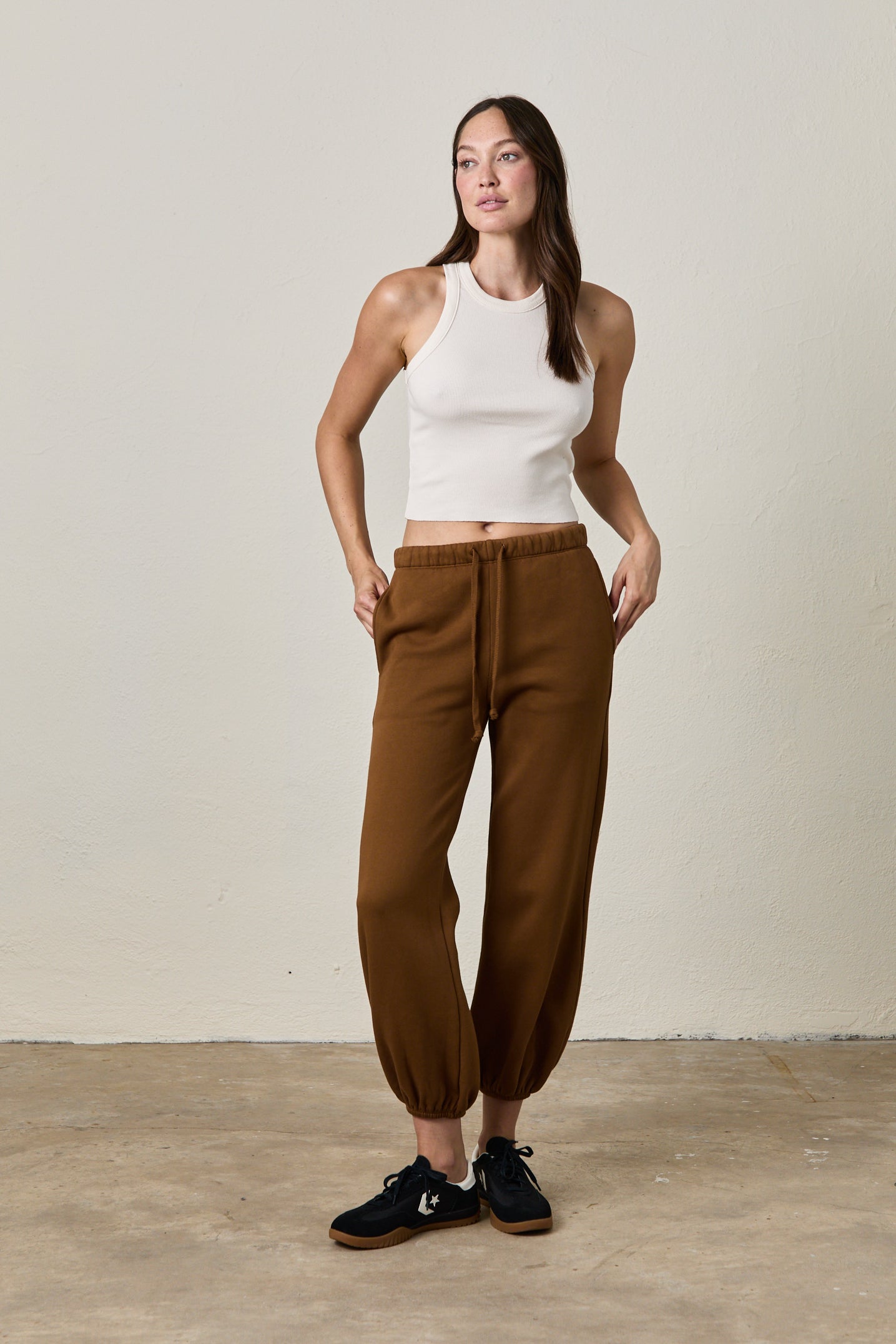 SHANE BILLOW SWEATPANT / ESPRESSO