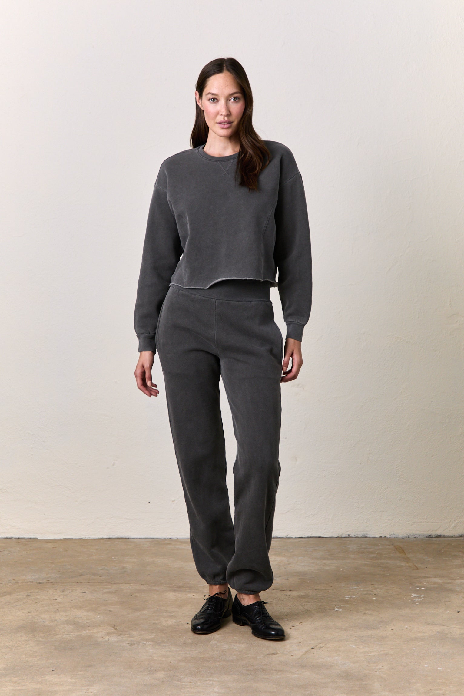 SIMONE SWEATSHIRT FADED BLACK