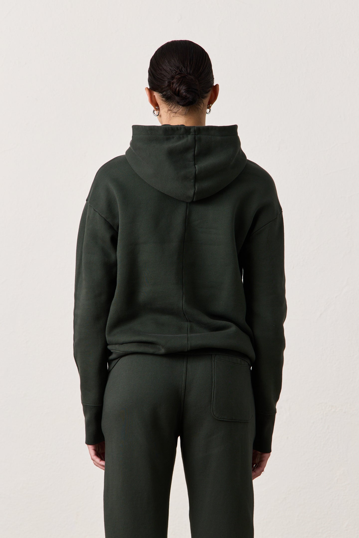 ELLIS RELAXED HOODY / DARK OLIVE