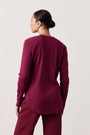 HAL RIB HENLEY / DARK CHERRY