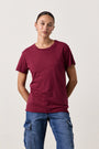 MOORE RELAXED SLUB JERSEY TEE/ DARK CHERRY